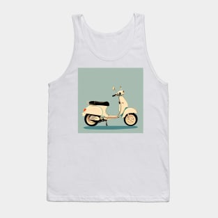 90s nostalgia Timeless Elegance Vintage Scooter Drawing Tank Top